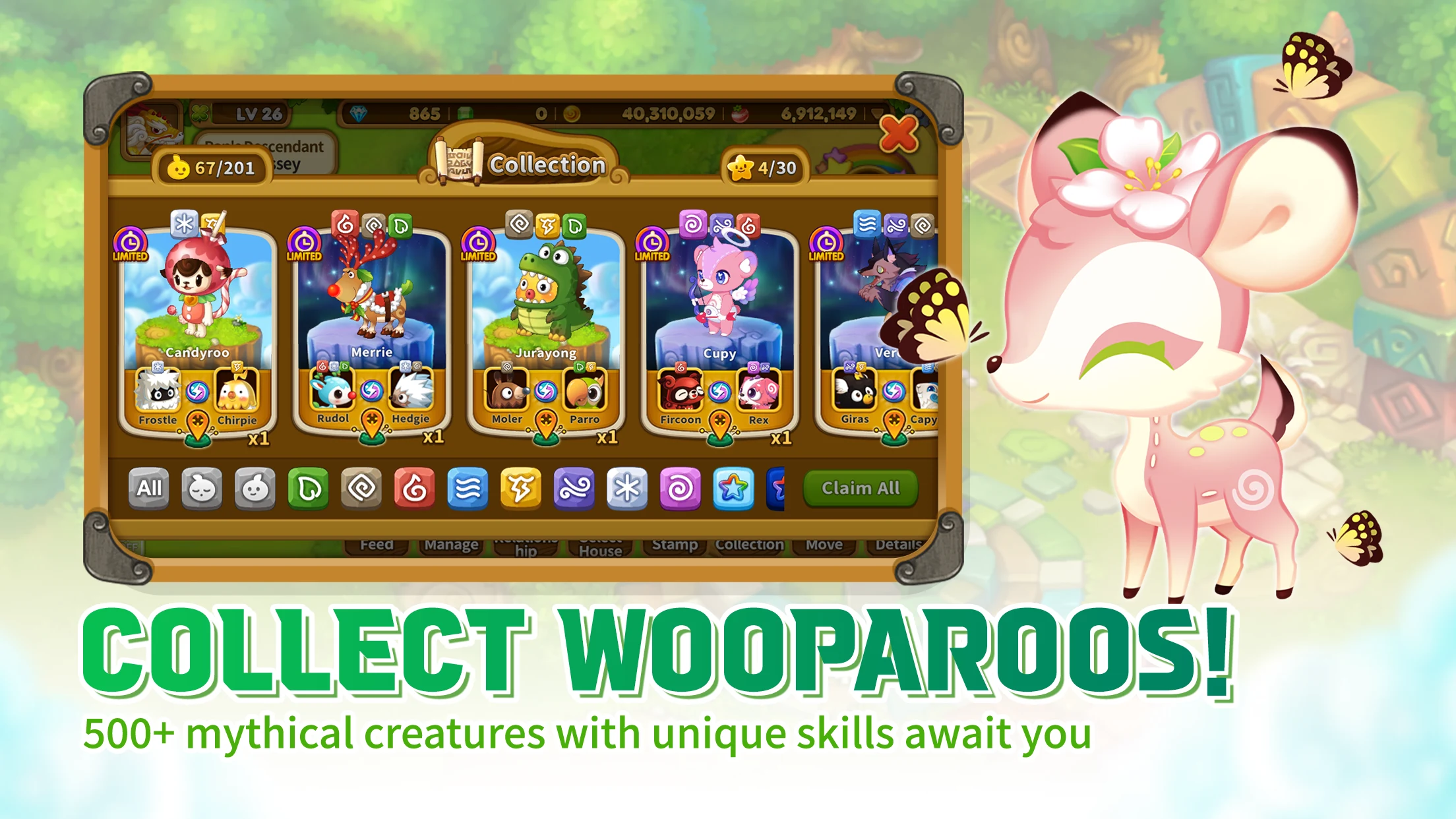 Wooparoo Odyssey-Build & Breed screenshot